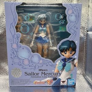 Bandai S.H. Figuarts Pretty Guardian Sailor Moon Sailor Mercury Action Figure